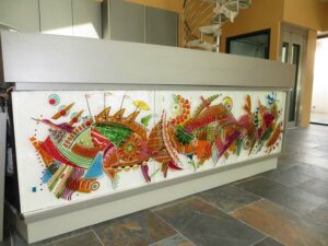 Faca de comptoir dans une maison particulière