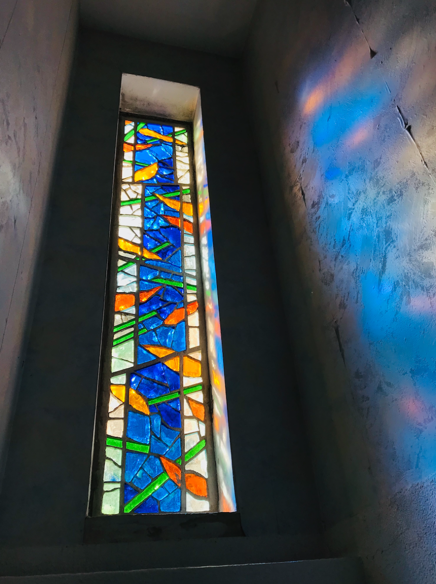 vitrail en dalle de verre