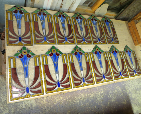 restauration de vitraux art déco