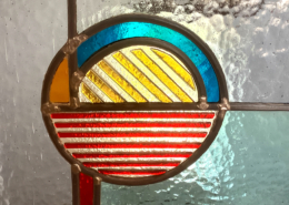 détail verre fusionné