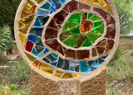Vitrail de jardin
