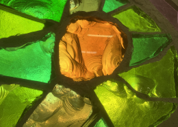 pavés de verre écaillés