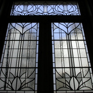 Vitrail d'une brasserie, XV arr. Paris