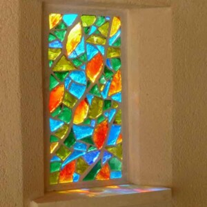 Vitrail en dalle de verre