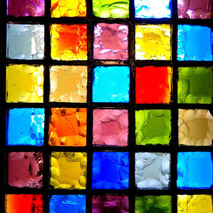 Du verre de couleur, juste pour le plaisir. Marseille