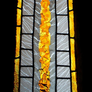 Vitrail chapelle en
verres thermoformés