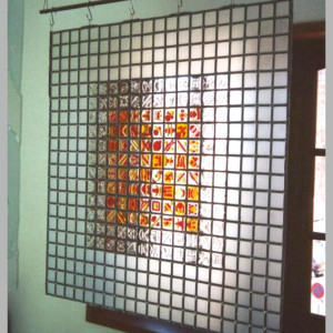 Vitrail tableau
mis en plomb