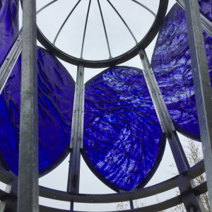 verres bleus
sculpture publique
