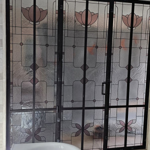 grande verrière pour une salle de bain