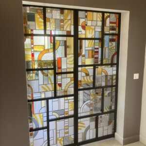 porte à double coulissant