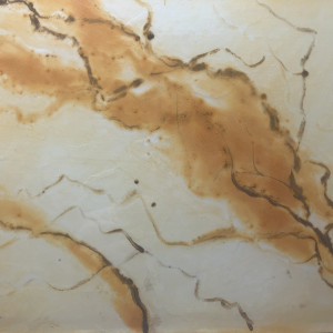 détail du faux marbre